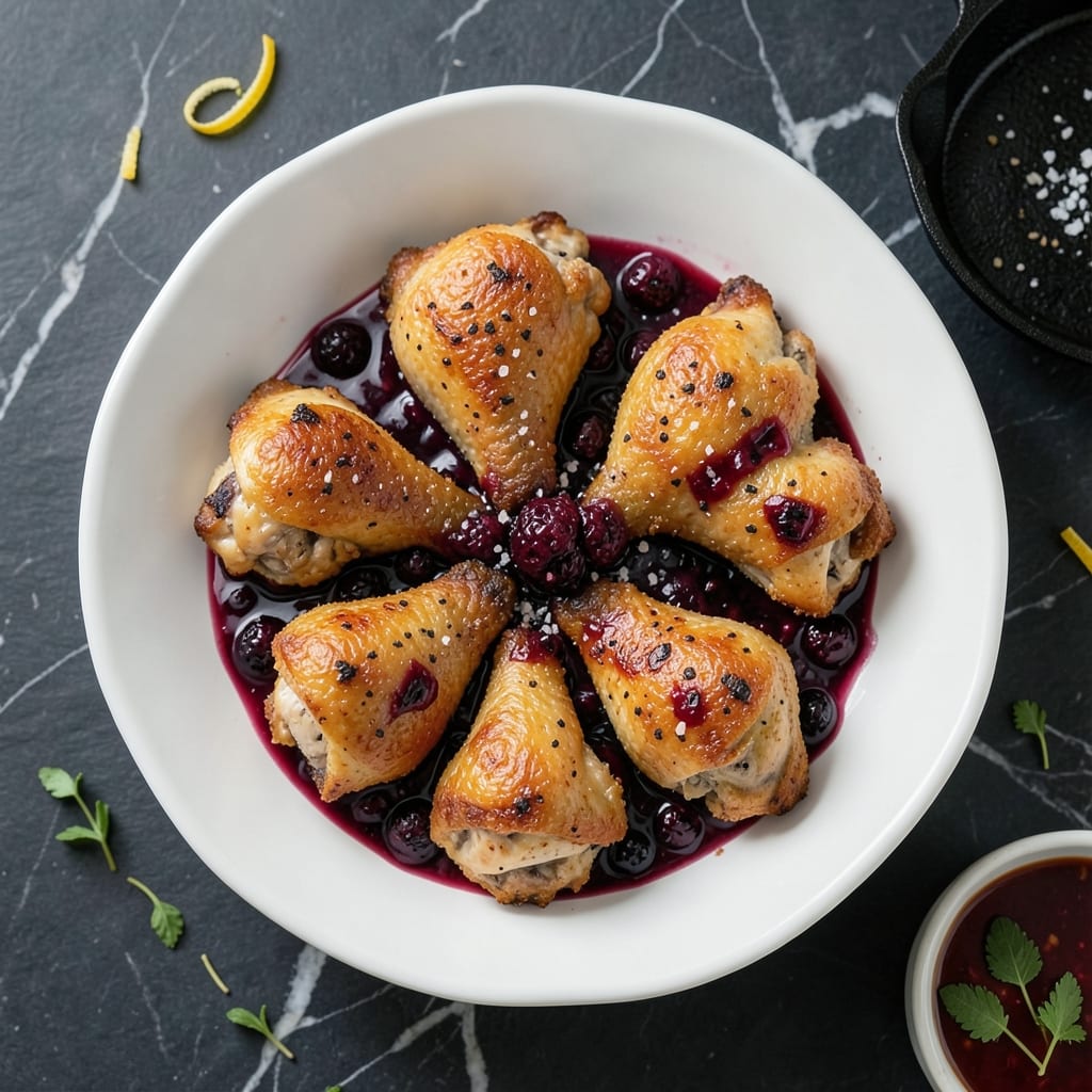 Berry Jam Fried Chicken Recipe: Sweet-Tangy Glaze That Sticks to Every Bite