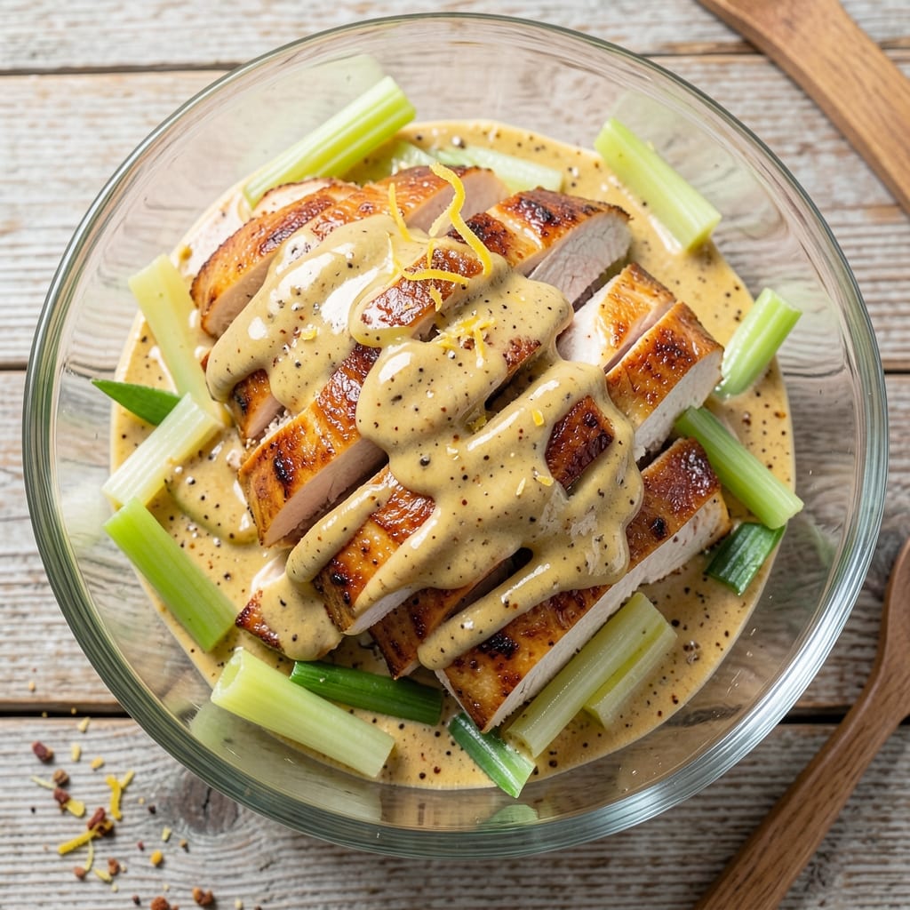 Barefoot Contessa Mustard Chicken Salad Recipe: Crunchy Celery and Herb-Packed Bites