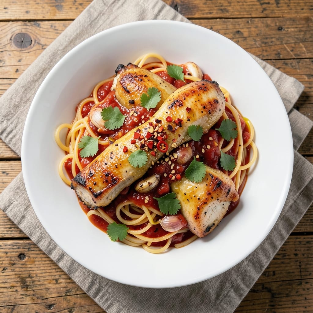 Birds Eye Garlic Chicken Pasta Recipe: One-Pan Spice-Kissed Richness