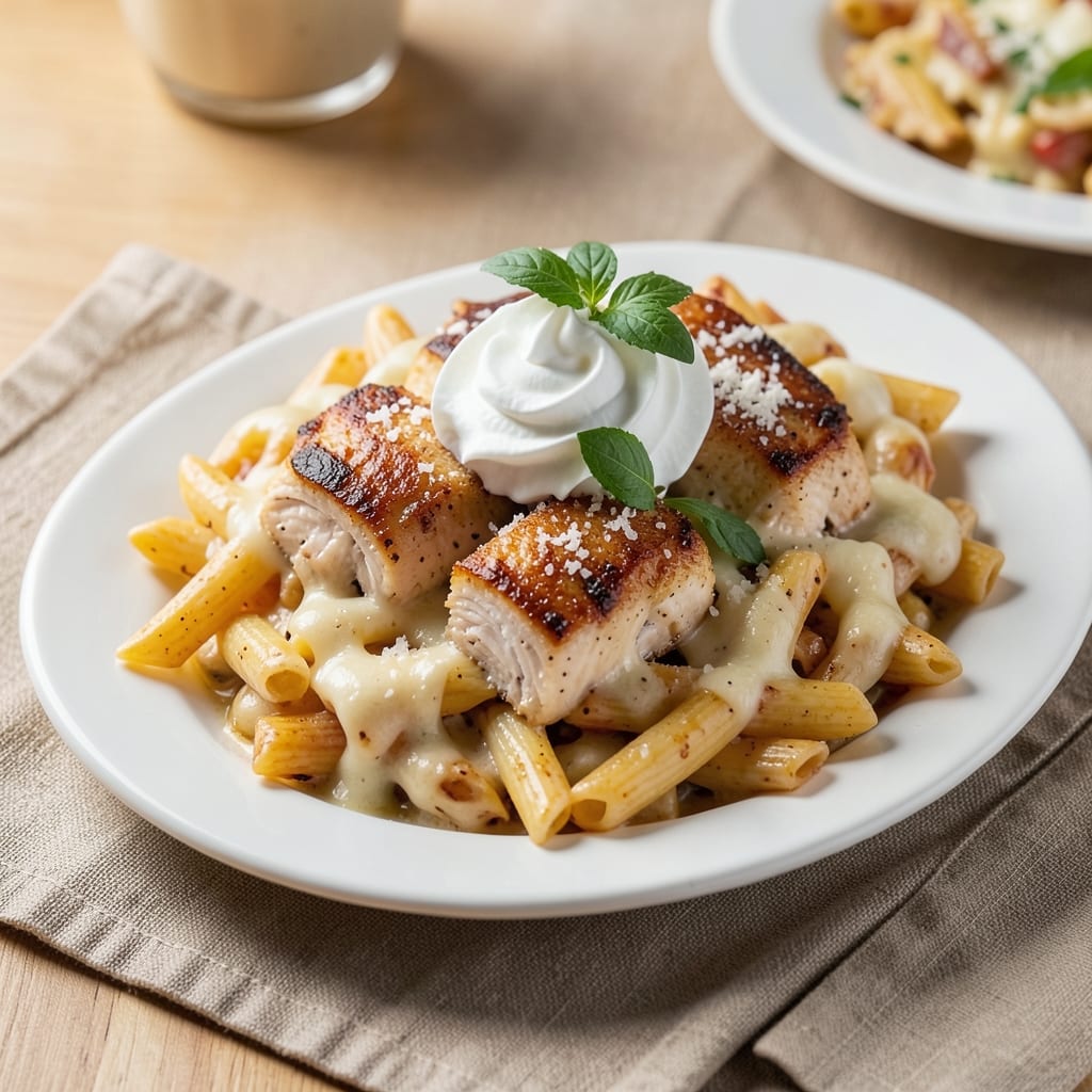 Applebee's Three Cheese Chicken Penne Copycat Recipe: Triple-Cheese Melt That Sticks to Every Forkful