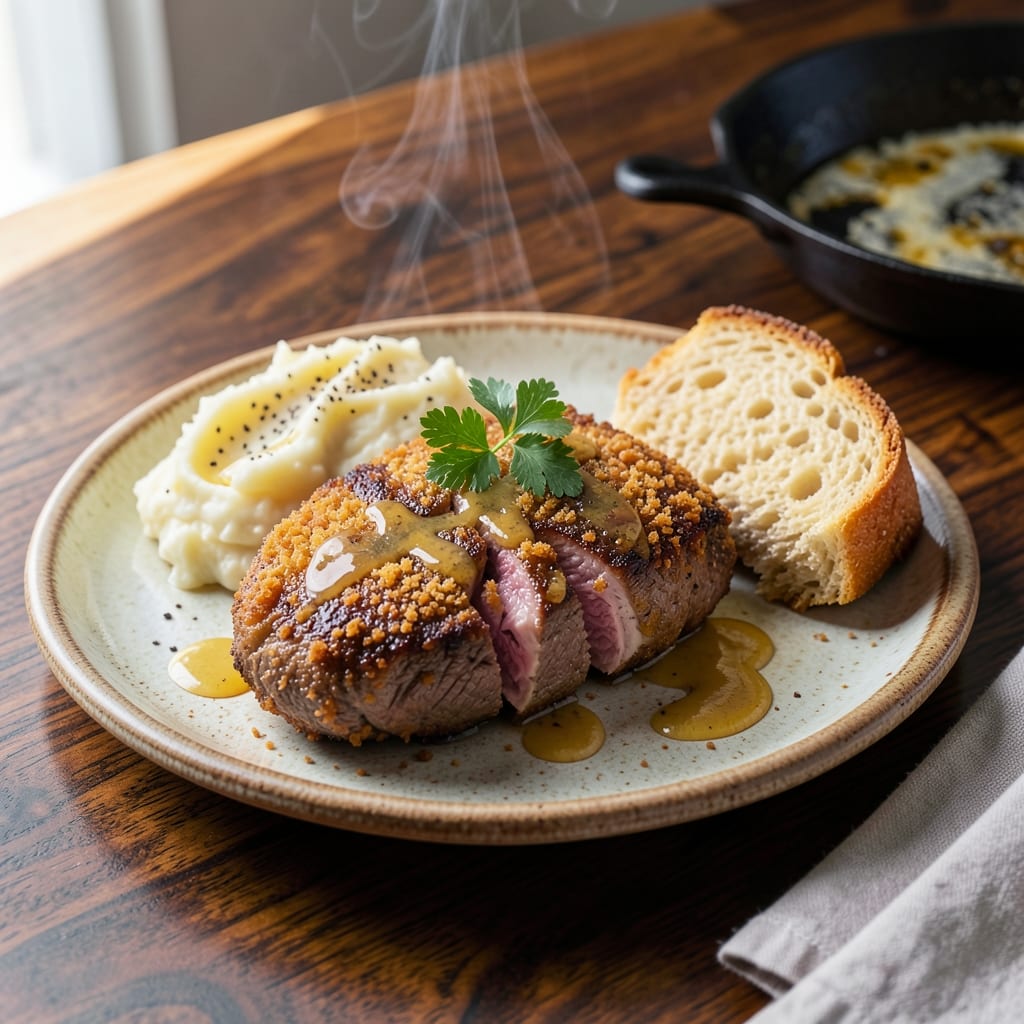 Alton Brown's Chicken Fried Steak Recipe: Crispy Velvet Crust With Gravy That Sticks