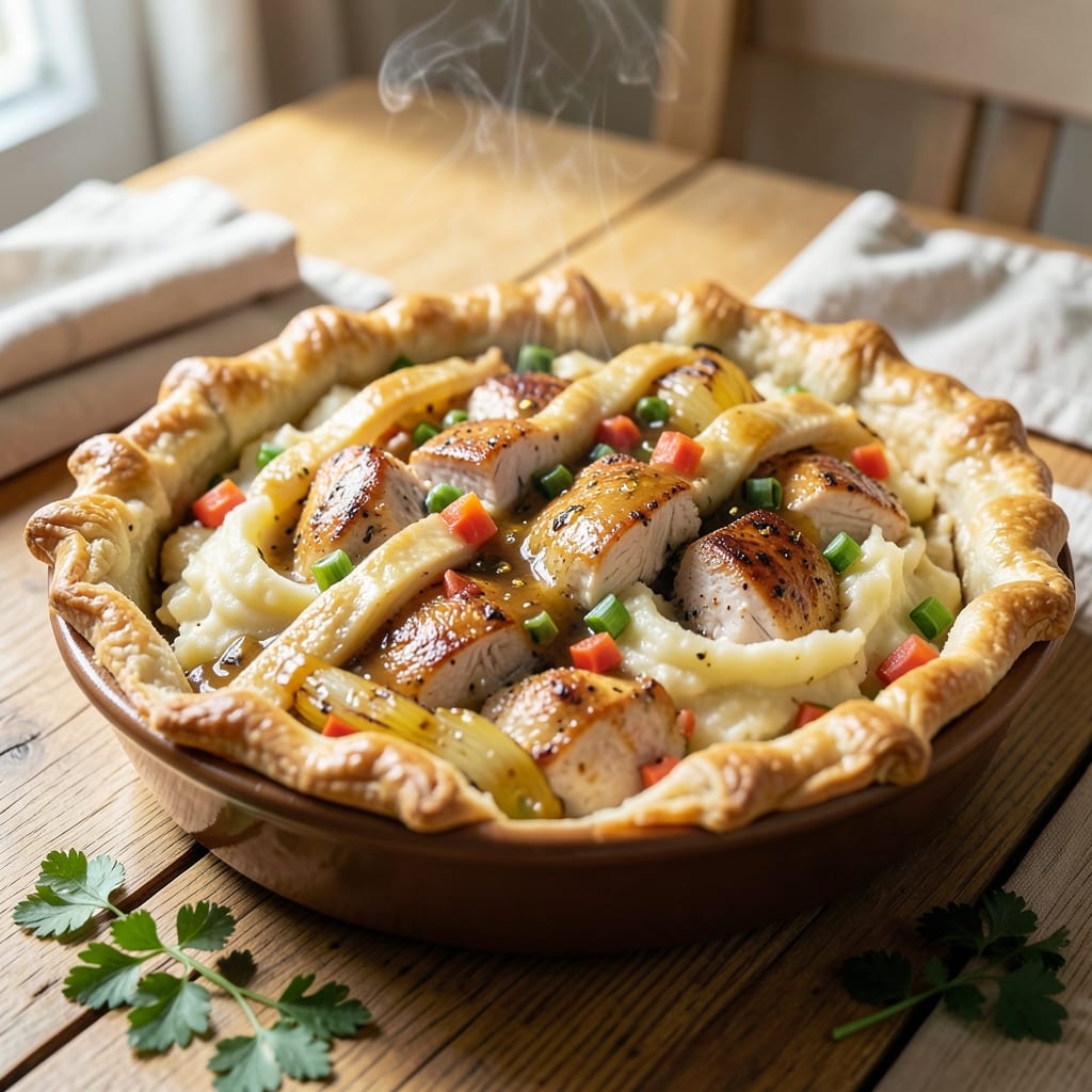 Aunt Jemima Chicken Pot Pie Recipe: Herbed Gravy and Flaky Crust Comfort