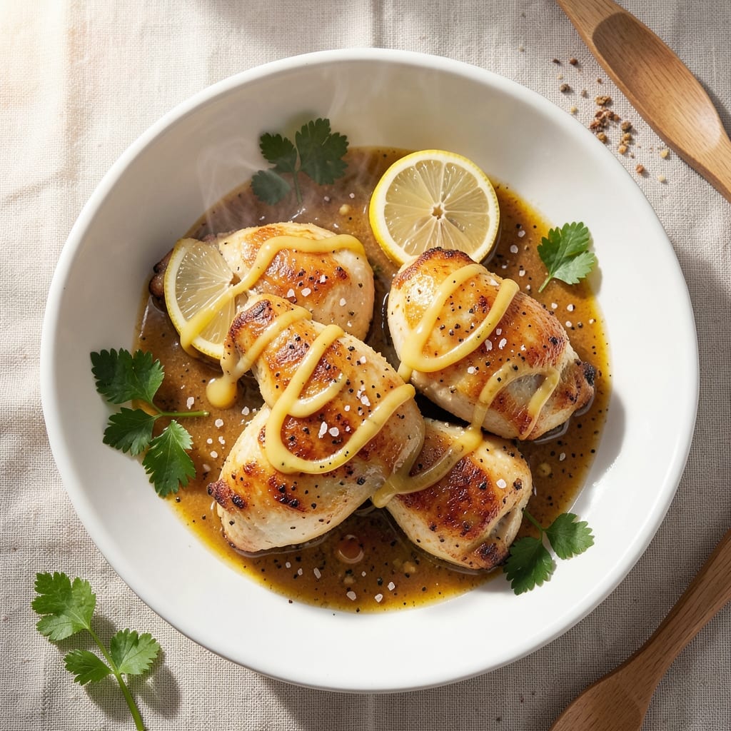 Applebee's Lemon Chicken Recipe: Zesty Garlic Butter Crust With Juicy Centers