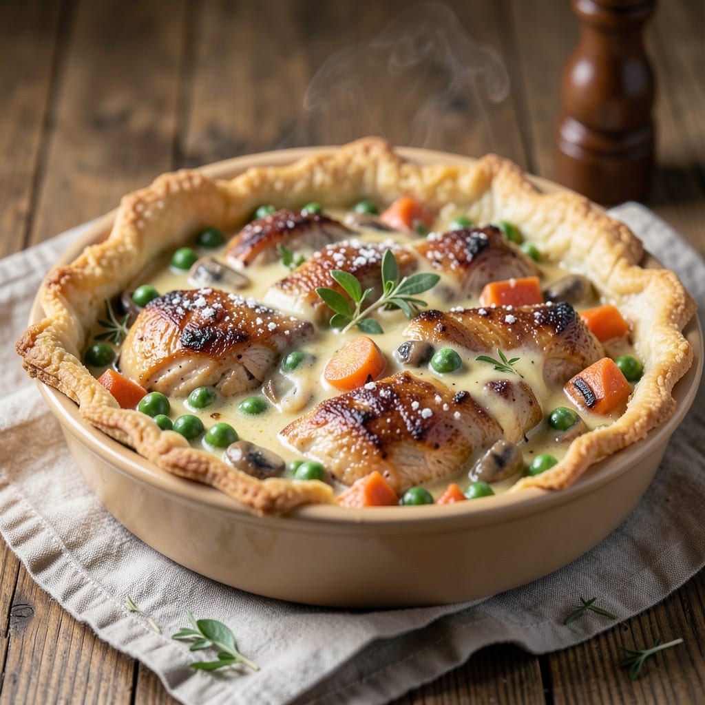 Betty Crocker Bisquick Chicken Pot Pie Recipe: Flaky Top, Creamy Filling, One-Pan Magic