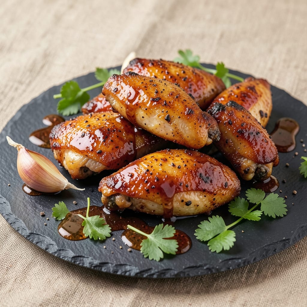 Baked Honey Barbecue Chicken Wings Recipe: Sticky-Sweet Glaze With Crispy Edges
