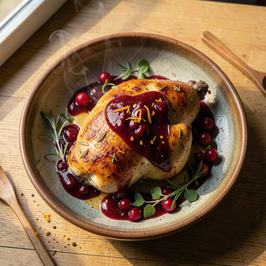 Baked Chicken With Cranberry Sauce Recipe: Sweet-Tart Glaze That Elevates Every Bite