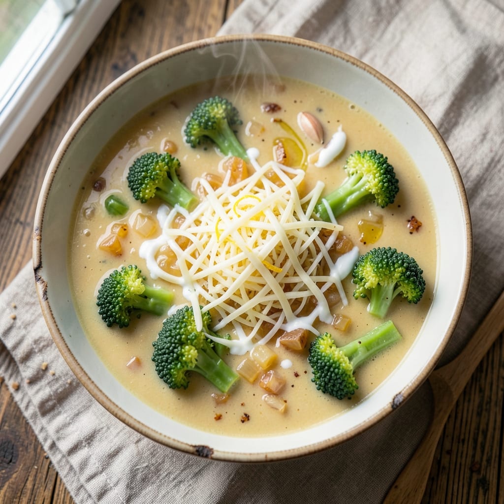 Broccoli Cheddar Soup Recipe With Chicken Broth: Velvety Creaminess and Bold Cheese Layers