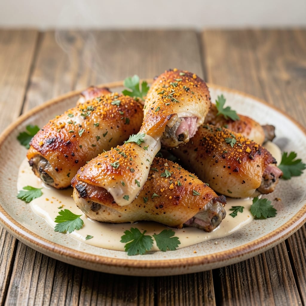 Baked Ranch Chicken Legs Recipe: Crispy Skin, Juicy Meat With Herb-Packed Glaze