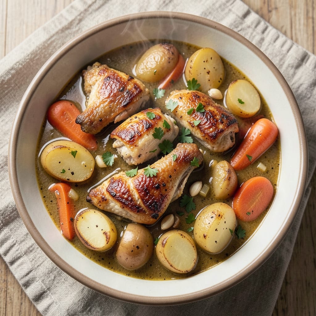 Best Slow Cooker Chicken Stew Recipe With Potatoes: Hearty One-Pot Dinner That Simmers to Rich Perfection