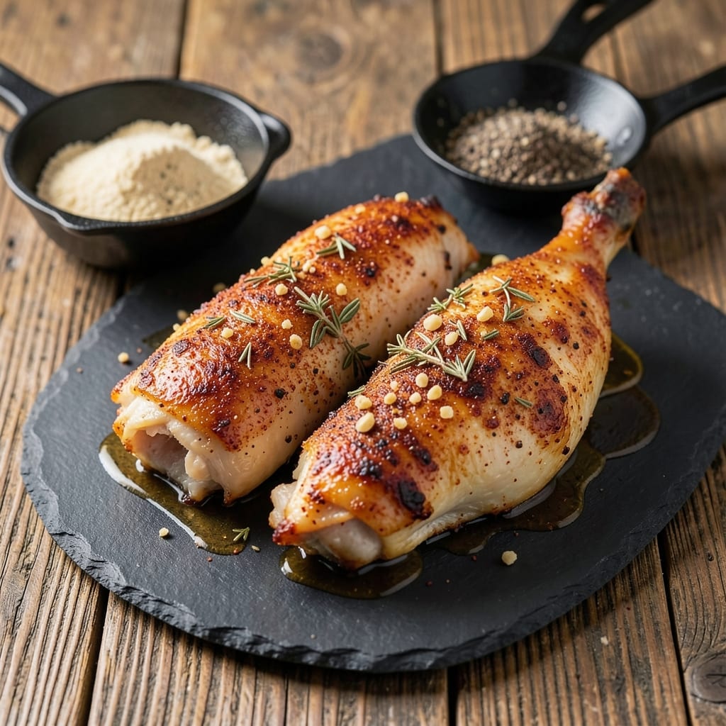 Baked Chicken Thigh Seasoning Recipe: Smoky Garlic-Herb Blend for Juicy Crispiness