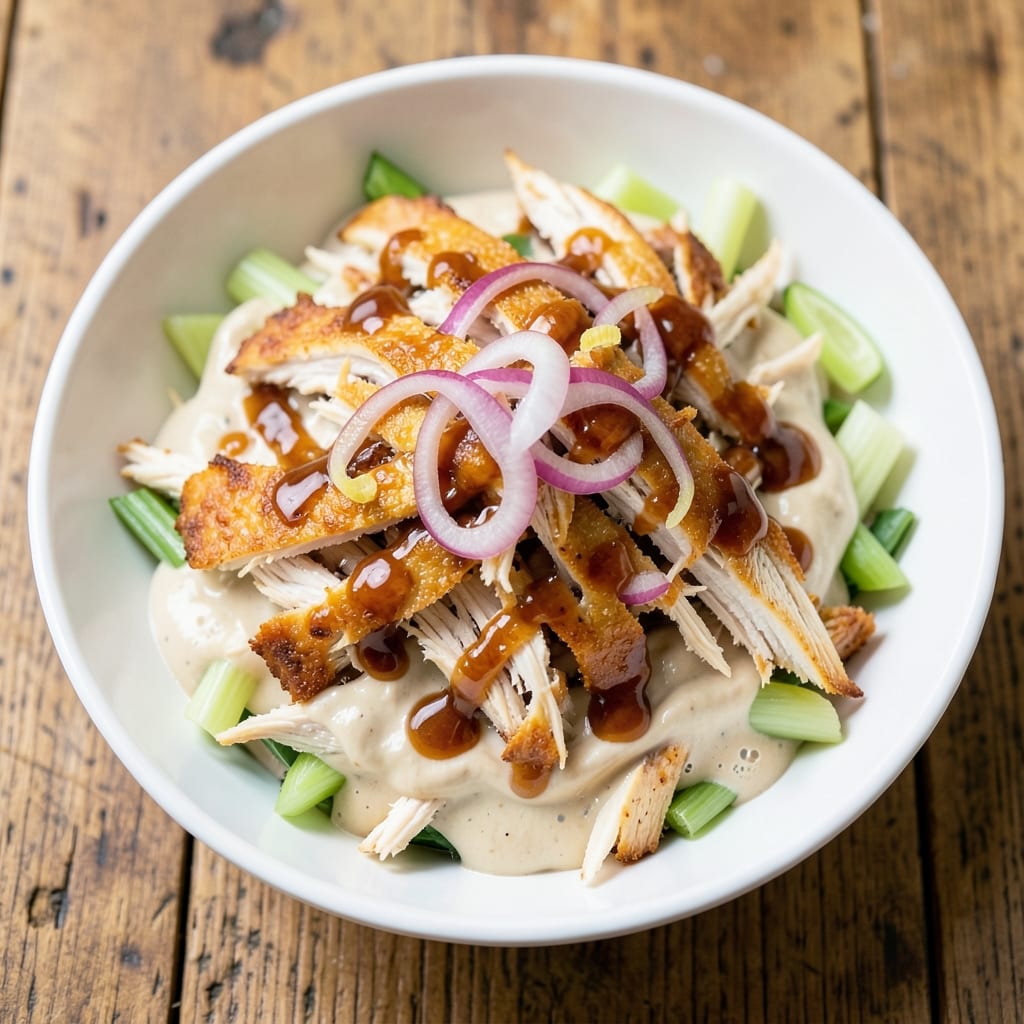 Buffalo Style Chicken Salad Recipe: Spicy Tangy Kick With Creamy Celery Crunch