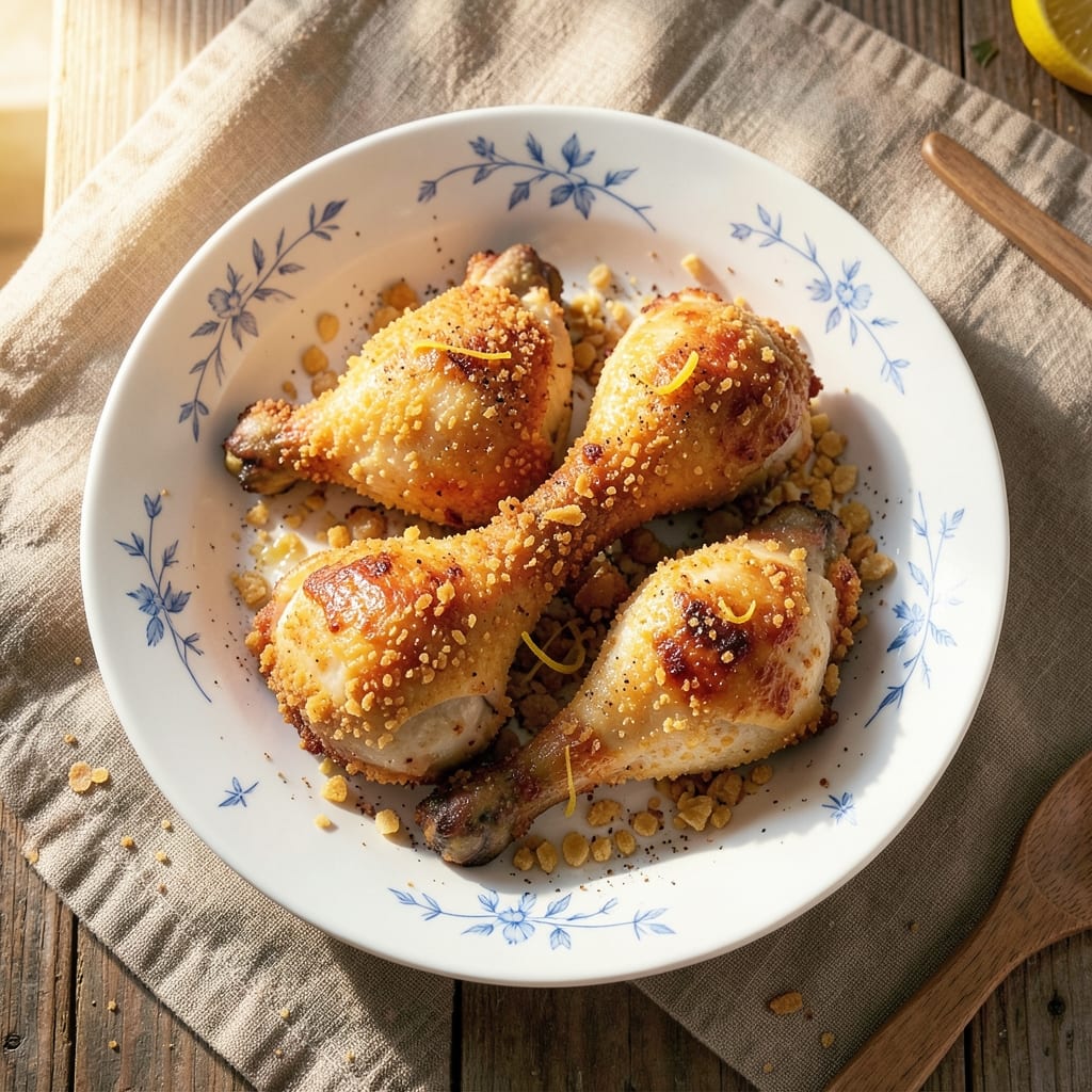 Baked Breaded Chicken Legs Recipe: Crispy Shatterproof Crust With Juicy Meat