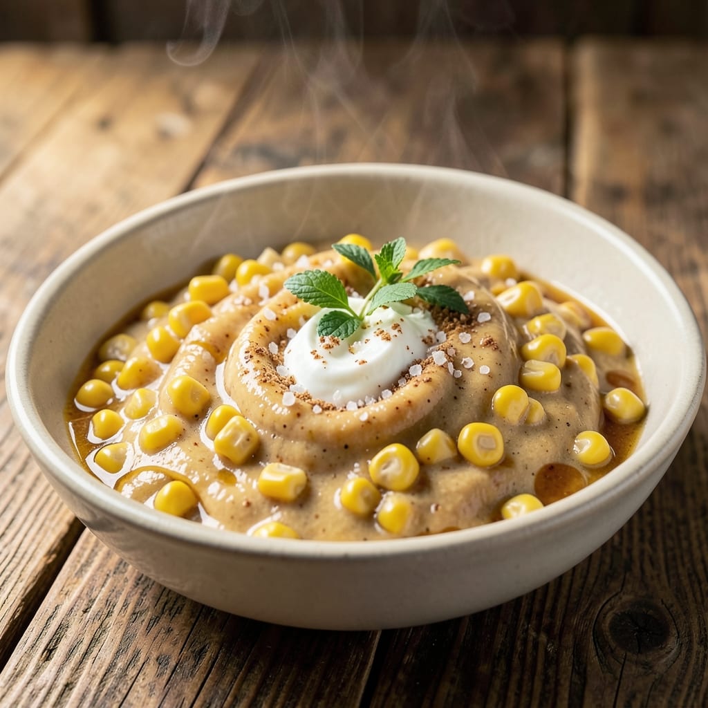 Babe's Chicken House Creamed Corn Recipe: Buttery Velvety Smoothness With Crispy Chicken Topping