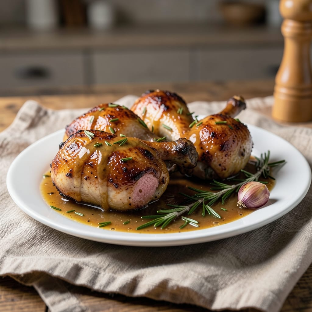 Baked Chicken Thighs With Gravy Recipe: Crispy Skin and Rich Pan Sauce Magic