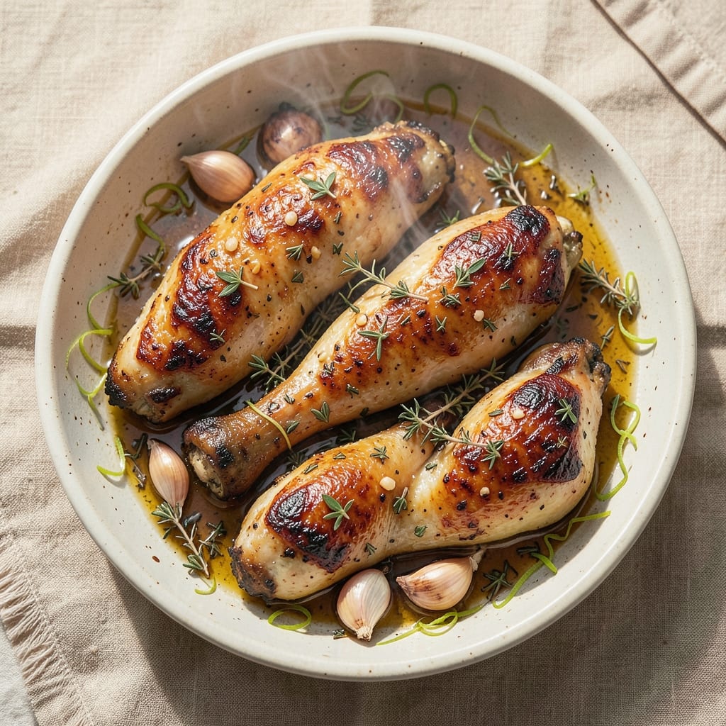 Baked Chicken Thighs Mediterranean Recipe: Herb-Infused Crisp With Lemon-Garlic Zing