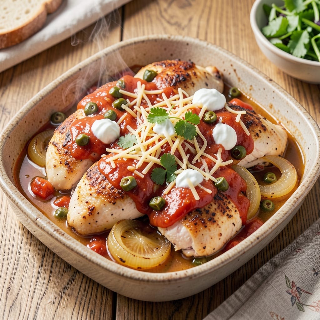 Baked Chicken Rotel Recipe: Spicy Creamy Fusion in One Pot