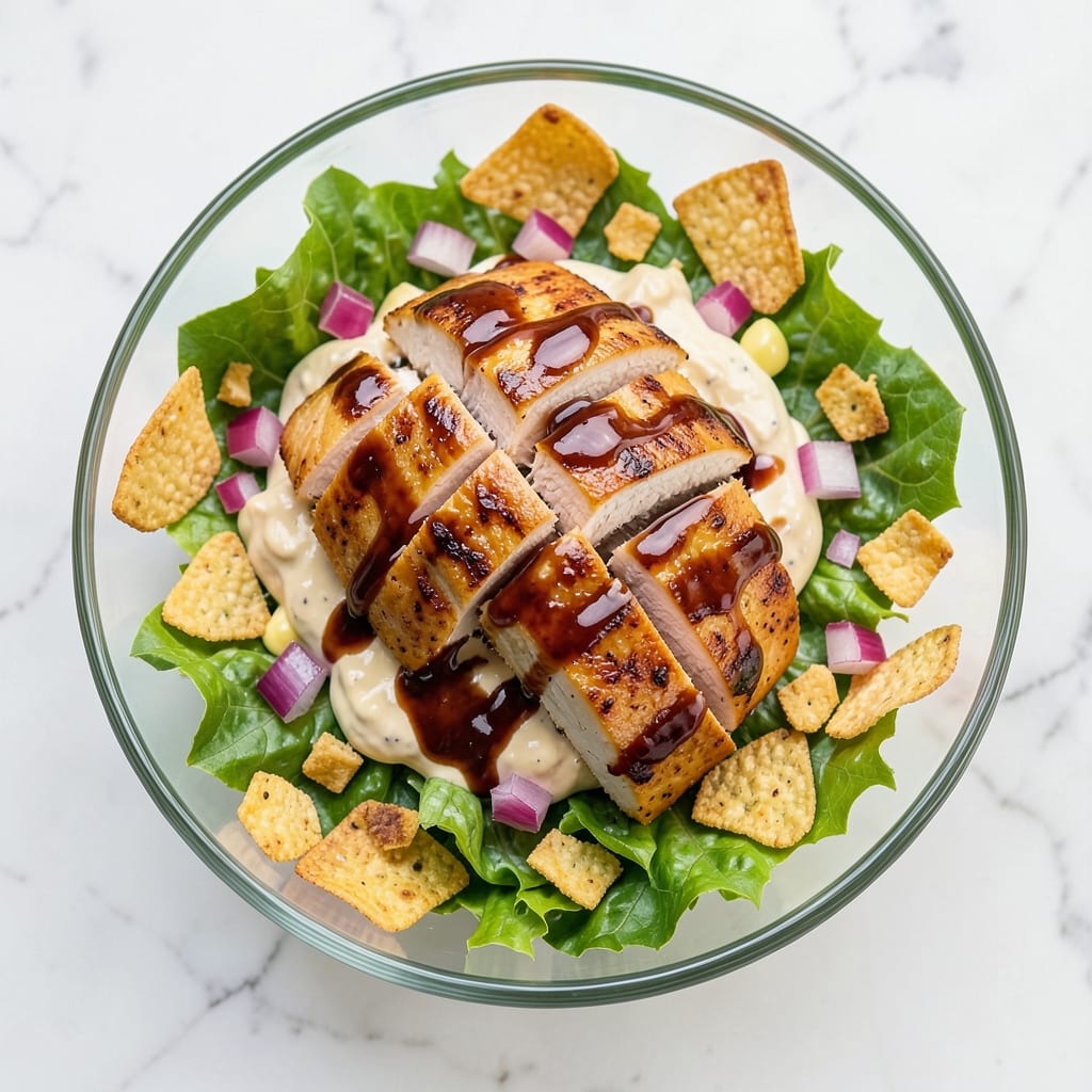 BBQ Ranch Chicken Salad Recipe: Cheesecake Factory Copycat Crunch