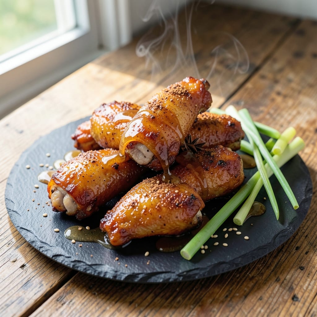 Baked Chinese Chicken Wings Recipe: Five-Spice Crunch With Sticky Glaze Magic