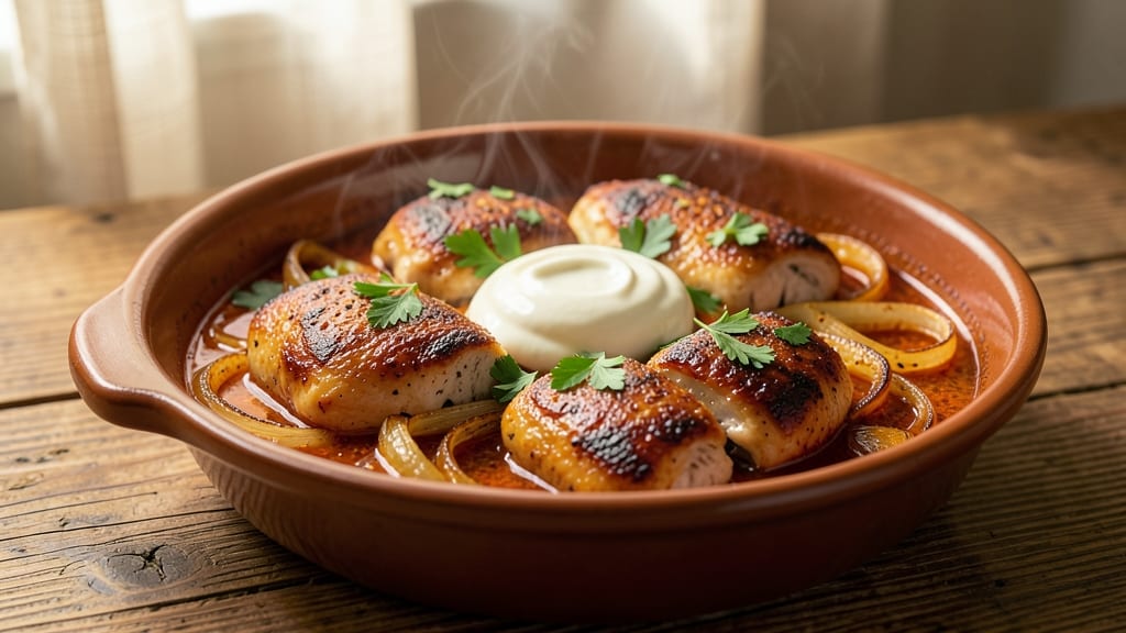 Authentic Hungarian Chicken Paprikash Recipe: Smoky Paprika and Sour Cream Symphony