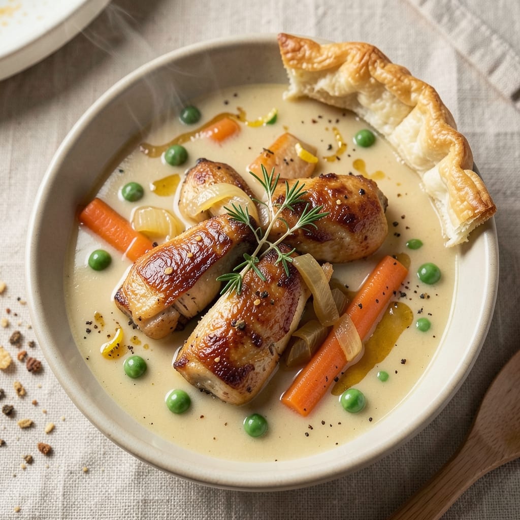 Best Chicken Pot Pie Soup Recipe Ever: Flaky Crust, Silky Gravy Magic