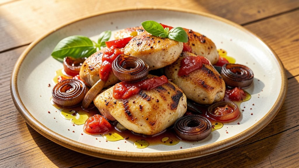 Betty Crocker's Chicken Cacciatore Recipe: Tomato-Basil Simmer With Crispy Onion Crown