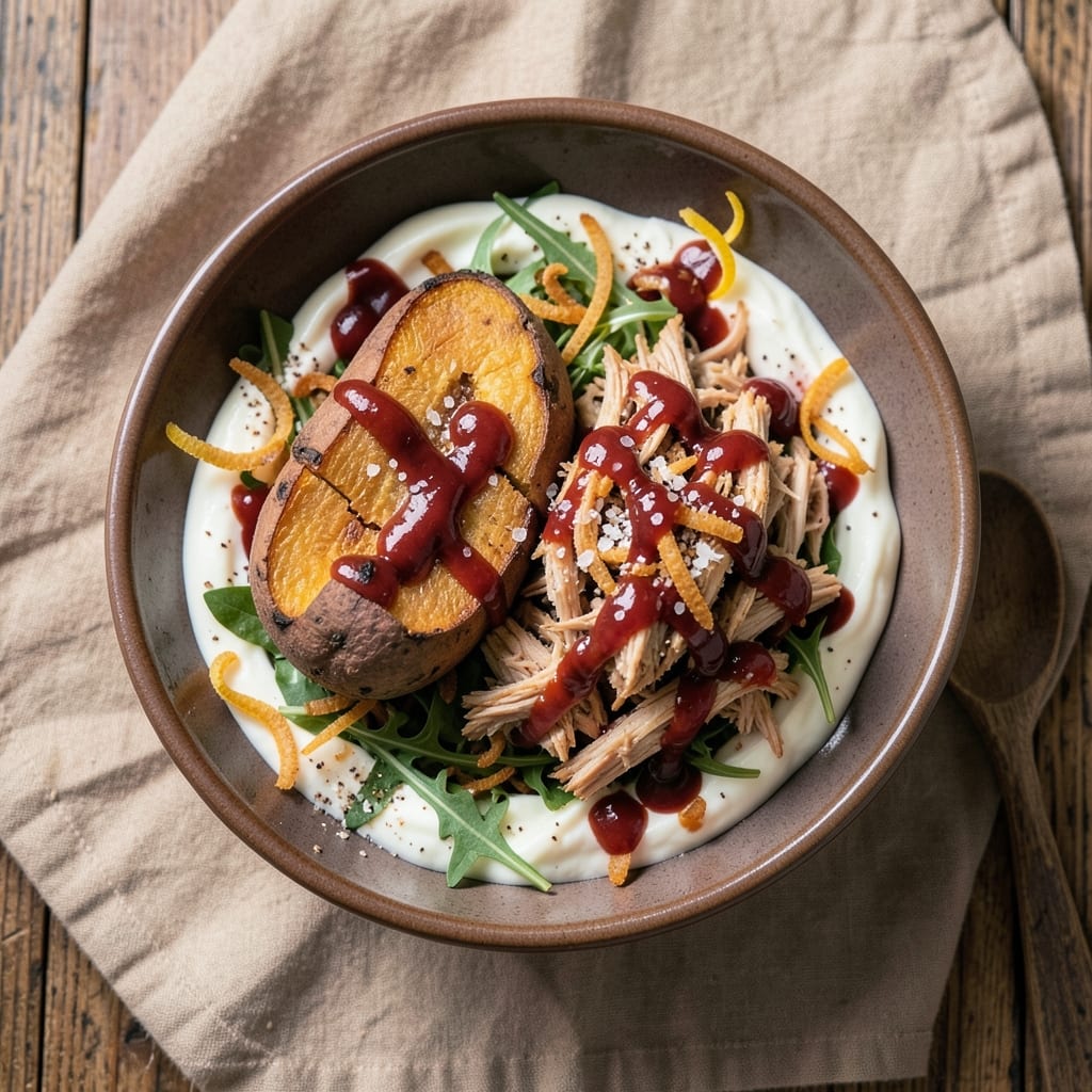 Buffalo Chicken Sweet Potato Bowl Recipe: Spicy Heat Meets Roasted Sweetness