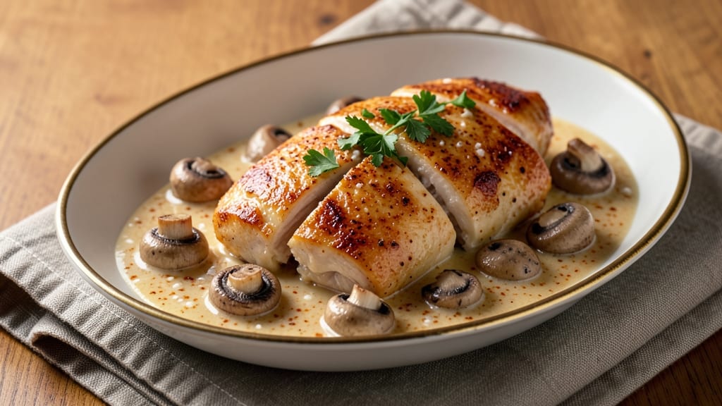 Campbell's Cream of Chicken Chicken Recipe: One-Pot Creamy Mushroom Magic with Golden Crisp