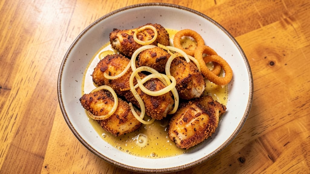 Campbell's French Fried Onion Chicken Recipe: Crispy Crown Over Creamy Gravy Magic