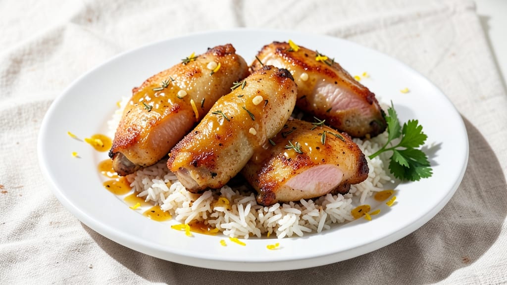 Campbell's Lemon Chicken Recipe: Zesty Citrus Crust Over Juicy Protein
