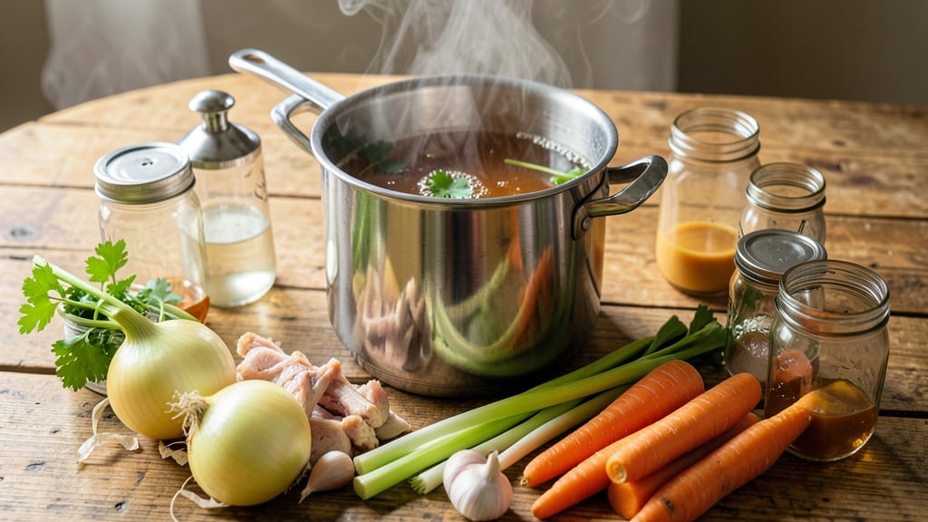 Canning Chicken Stock Recipe: Pantry-Stable Flavor From Every Scrap