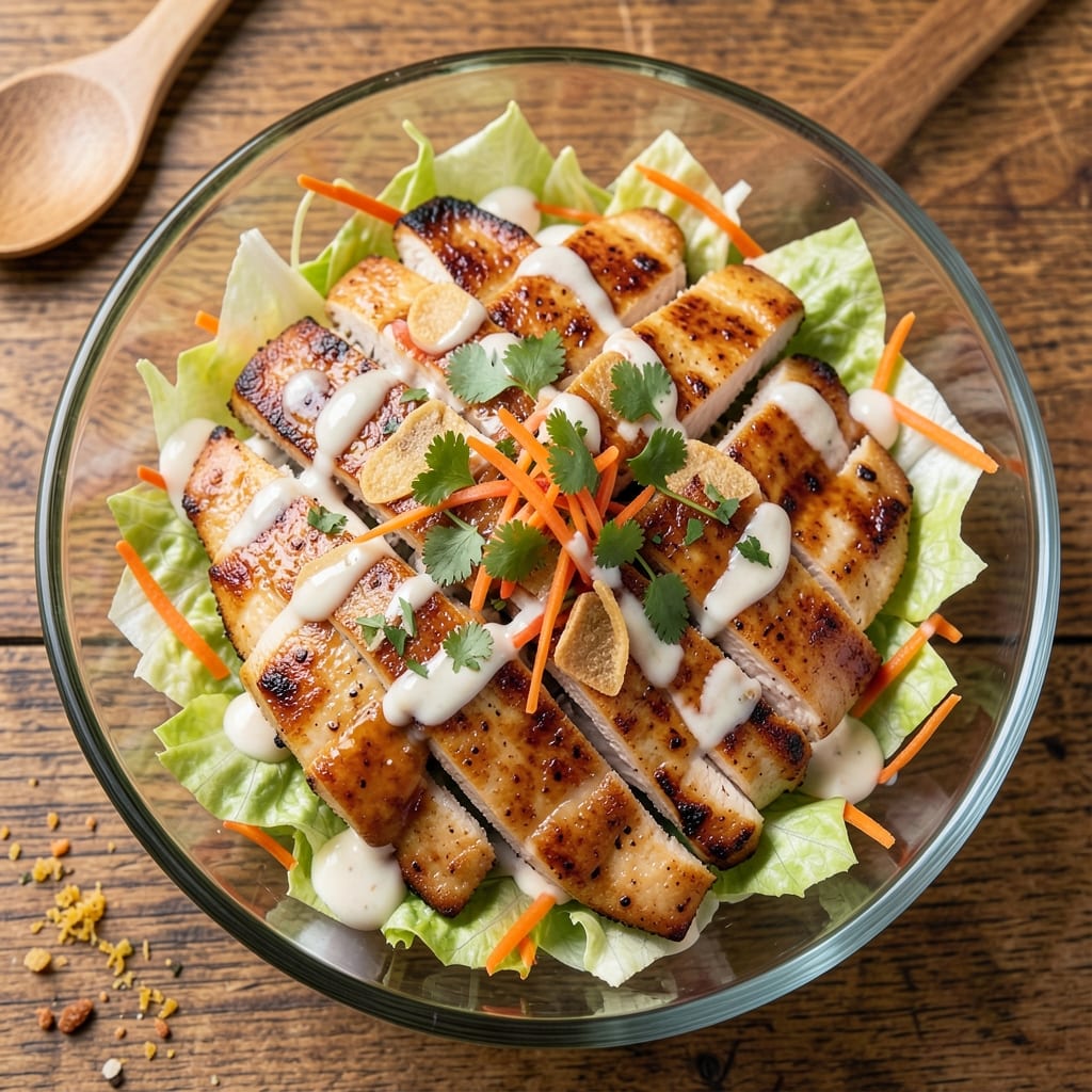 Applebee's Asian Chicken Salad Copycat Recipe: Crunchy Wonton Strips and Sweet Chili Zing