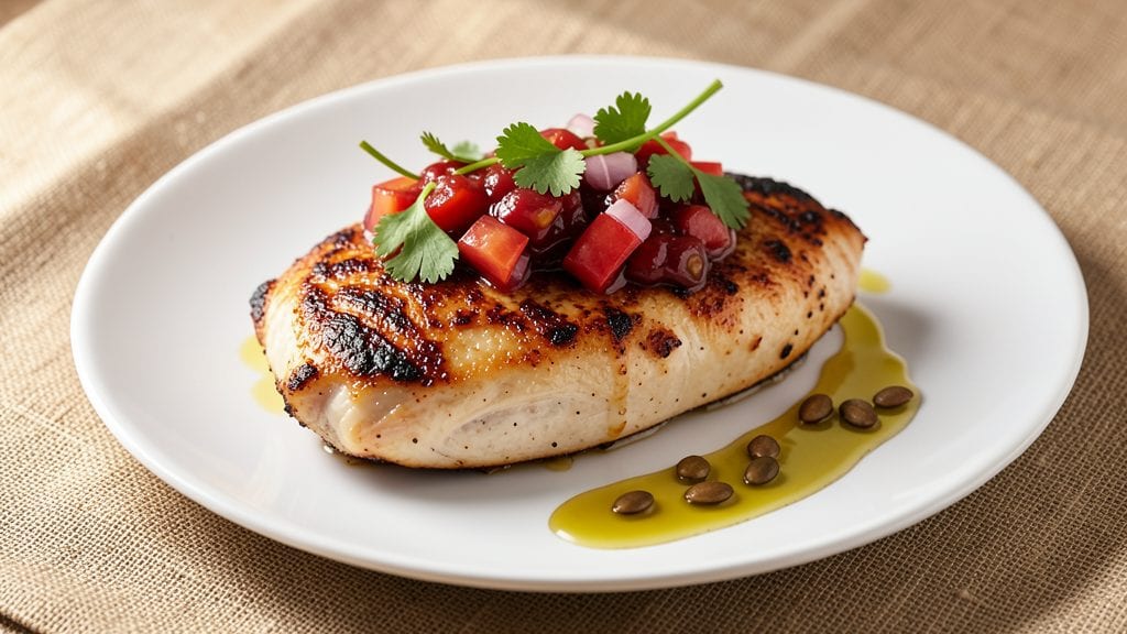 Chicken Breast and Salsa Recipe: Zesty Grilled Perfection in 20 Minutes