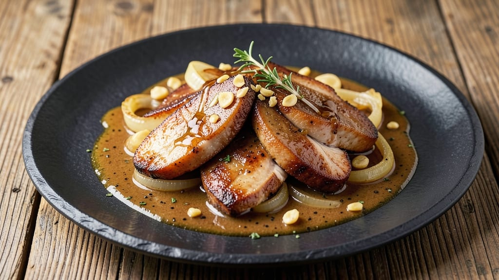 Chicken Liver and Onions With Gravy Recipe: Searing-Hot Pan Sauce With Crispy Onions