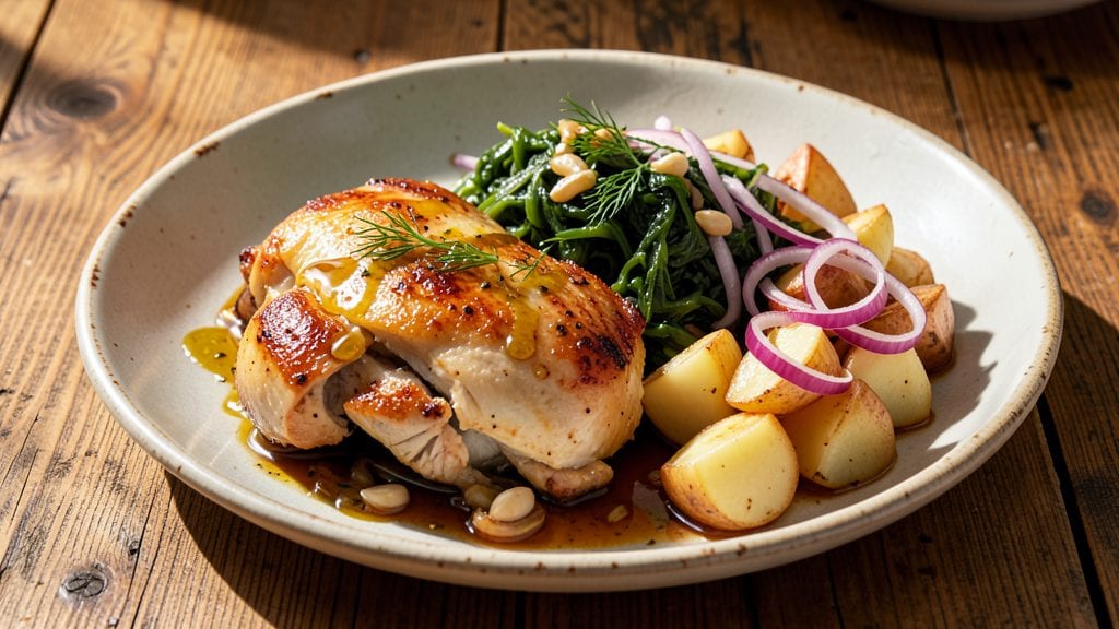 Chicken, Sauerkraut, and Potatoes Recipe: Crispy Pan-Fried Comfort in One Skillet