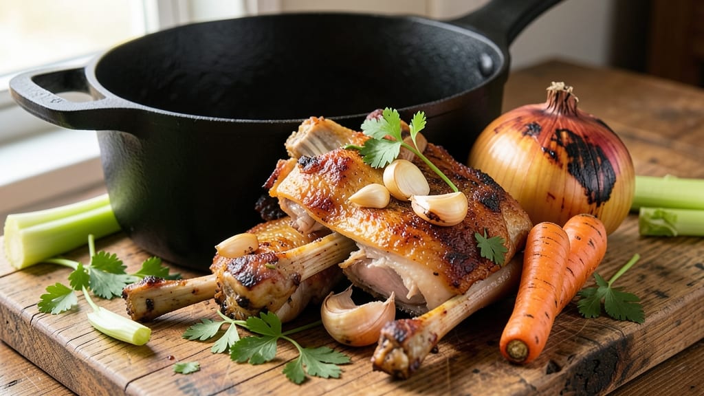 Cook's Illustrated Chicken Stock Recipe: Deep Umami Base From Simmered Bones and Veggies