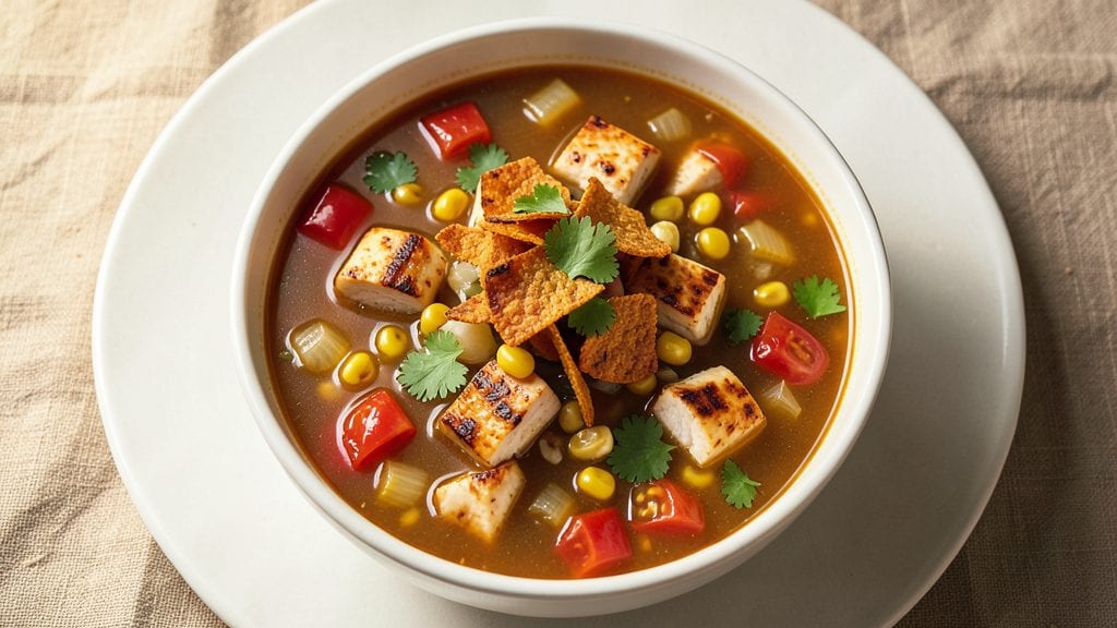 Copycat McAlister's Chicken Tortilla Soup Recipe: Cumin-Kissed Crunch Over Creamy Tomato Base