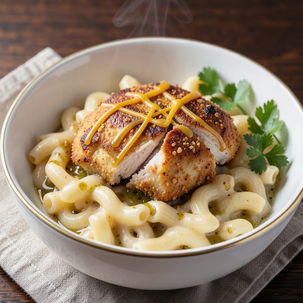 Applebee's Chicken Mac and Cheese Recipe: Crispy Breaded Chicken in Creamy Sauce