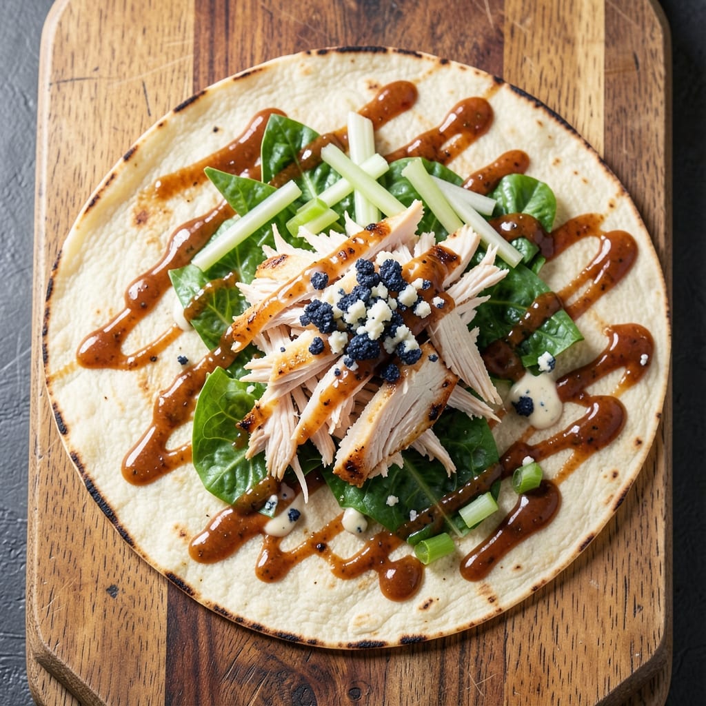 Buffalo Chicken Salad Wraps Recipe: Spicy Kick and Creamy Cool in One Bite