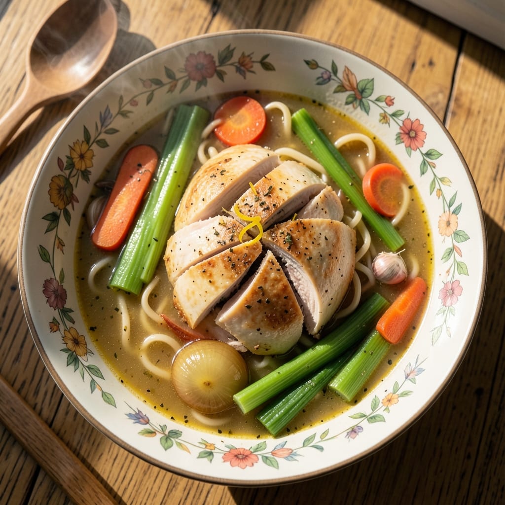 Alix Earle's Chicken Noodle Soup Recipe: Homestyle Healing in a Bowl
