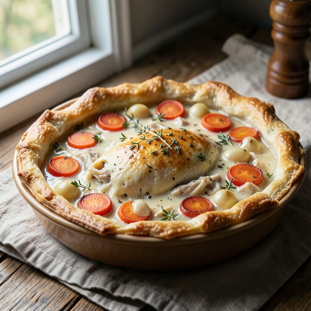 Amazing Chicken Pot Pie Recipe: Flaky Crust, Velvety Filling Magic