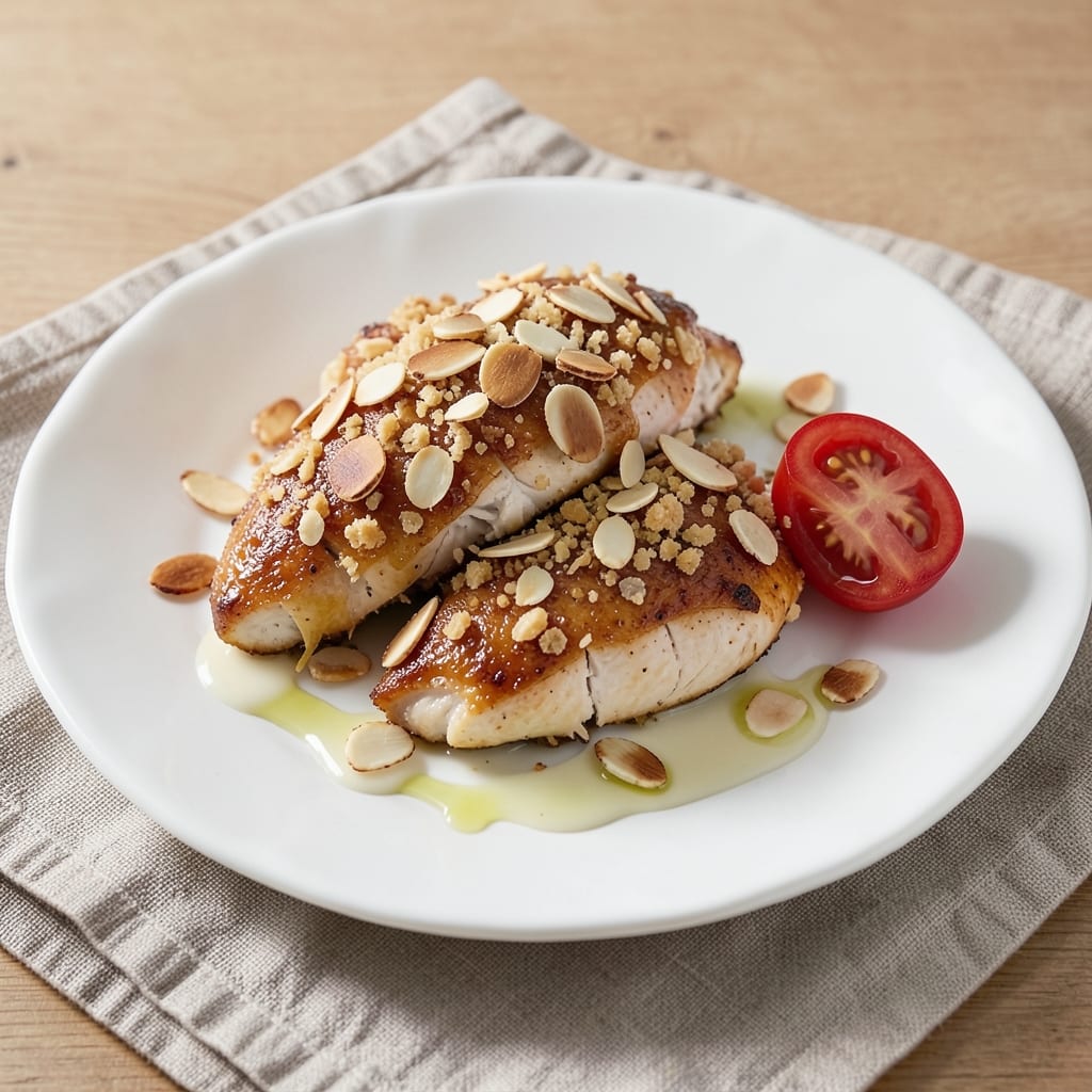 Baked Almond Chicken Recipe: Crispy Crunch and Juicy Centers
