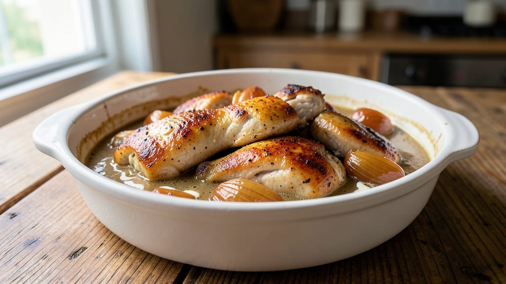 Knorr Chicken Recipe: One-Pot Creamy Gravy With Crispy Onion Crown