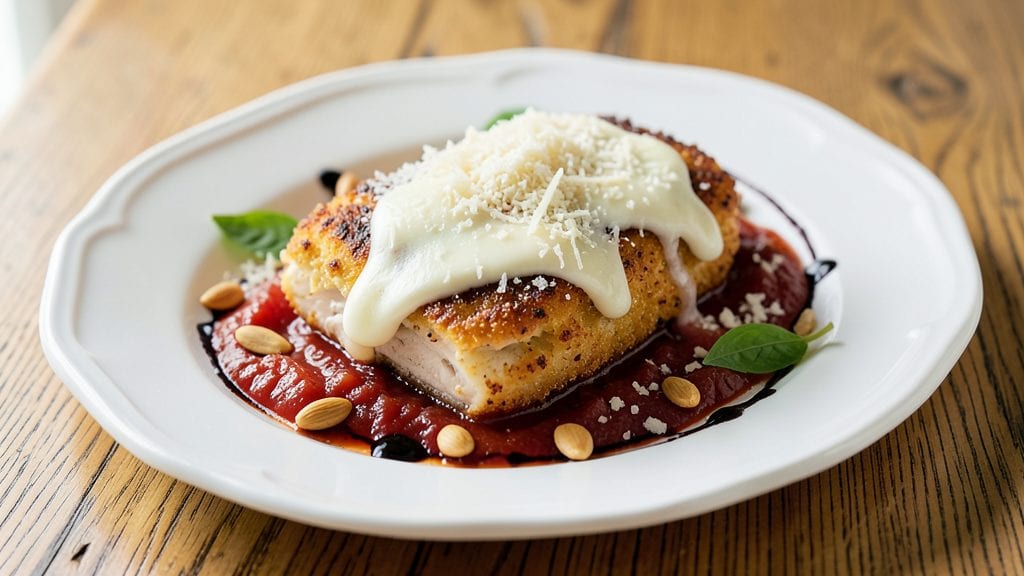 Pioneer Woman Chicken Parmigiana Recipe: Crispy Breaded Crust Over Melty Mozzarella Layers