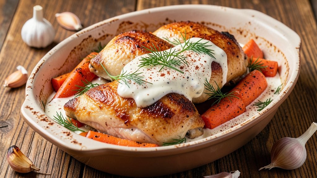 Russian Chicken Recipe: Smoky Paprika and Sour Cream Braised to Juicy Perfection