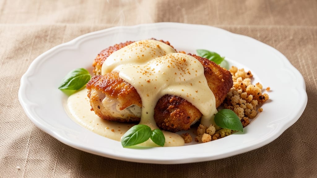 Velveeta Chicken Recipe: Crispy Parmesan Crown Over Melty Cheese Magic